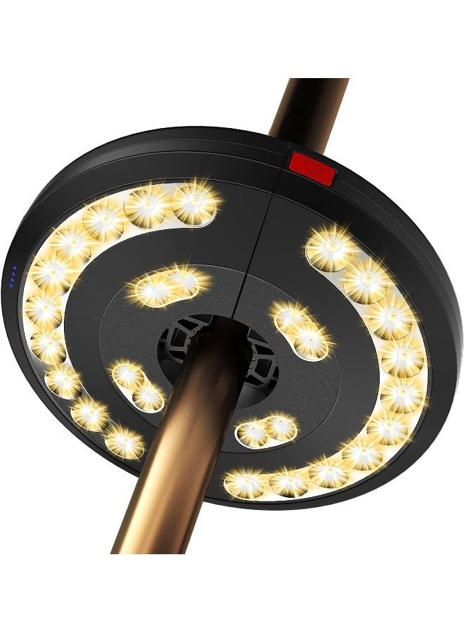 Eletorot Patio Umbrella Lights-Rechargeable Outdoor Lights for Patio Decor, Patio Table Light 28 LED 3 Lighting Modes, Cool Patio Pool Accessories and Backyard Decor - Image 1